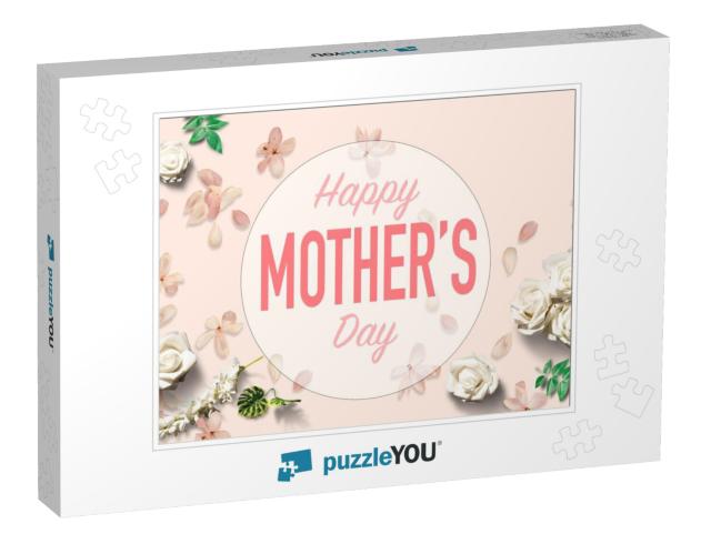 Concept Happy Mothers Day or International Day Of... Jigsaw Puzzle