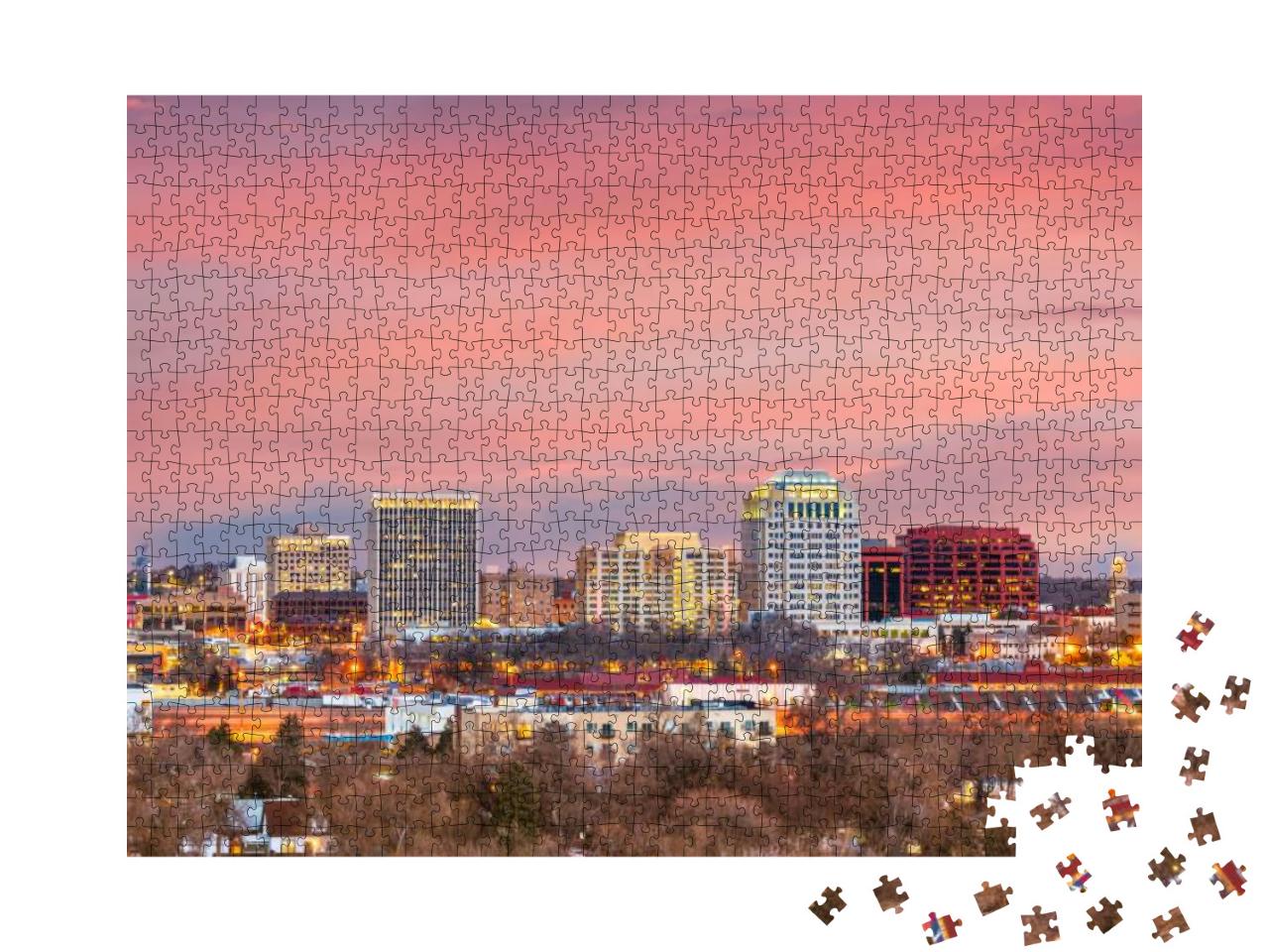 Colorado Springs, Colorado, USA Downtown City Skyline At D... Jigsaw Puzzle with 1000 pieces