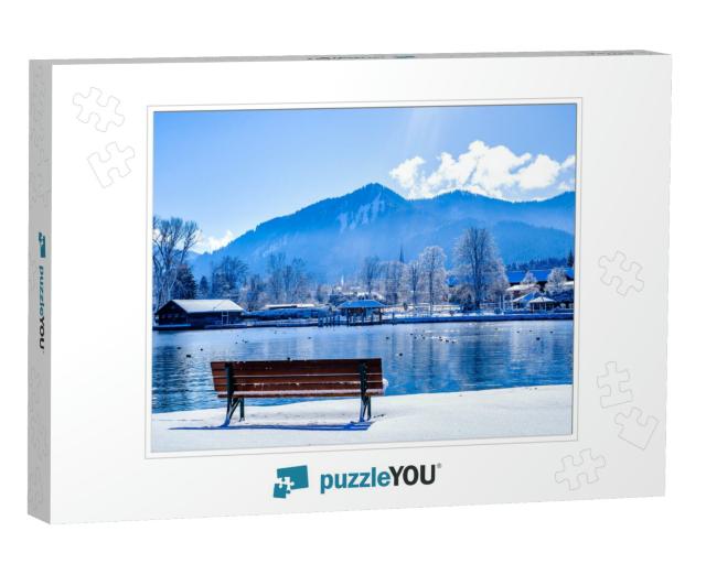 Landscape At the Tegernsee Lake - Bad Wiessee - Bavaria... Jigsaw Puzzle