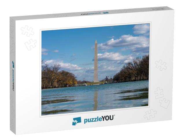 View of Washington Monument on the Reflecting Pool in Was... Jigsaw Puzzle