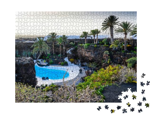 Jameos Del Agua. Lanzarote. Canary Islands. Spain... Jigsaw Puzzle with 1000 pieces