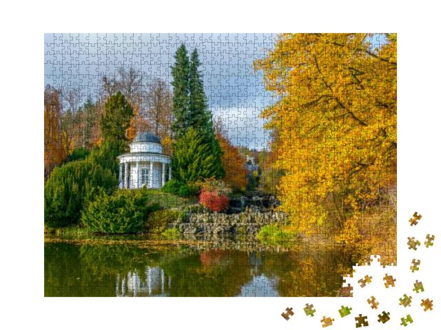 Kassel, Hessen /Germany- September 22 2018 Monument of He... Jigsaw Puzzle with 1000 pieces