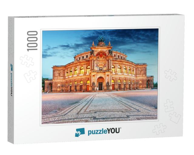Semperoper in Dresden, Germany... Jigsaw Puzzle with 1000 pieces