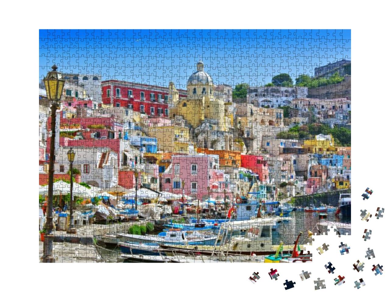 Architecture of Procida Island a Commune of the Met... Jigsaw Puzzle with 1000 pieces