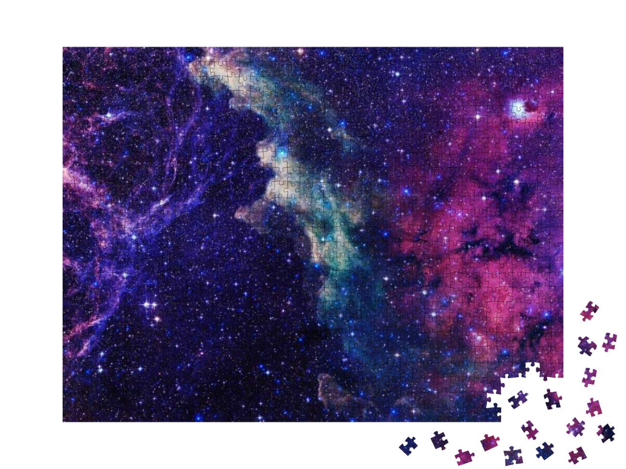 Endless Universe with Stars & Galaxies in Outer Space. Co... Jigsaw Puzzle with 1000 pieces