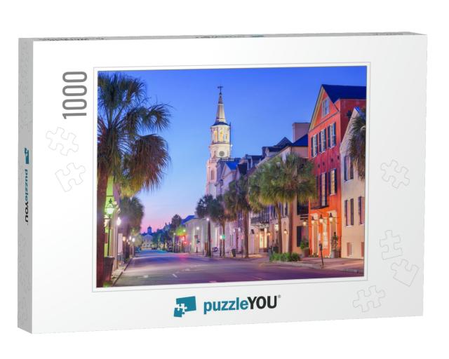 Charleston, South Carolina, USA in the French Quarter At T... Jigsaw Puzzle with 1000 pieces
