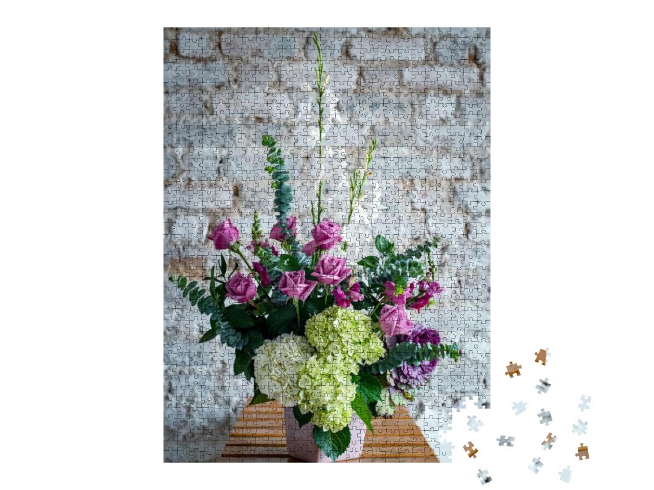 Decorative Flowers of Colombia, Floral Arrangements... Jigsaw Puzzle with 1000 pieces