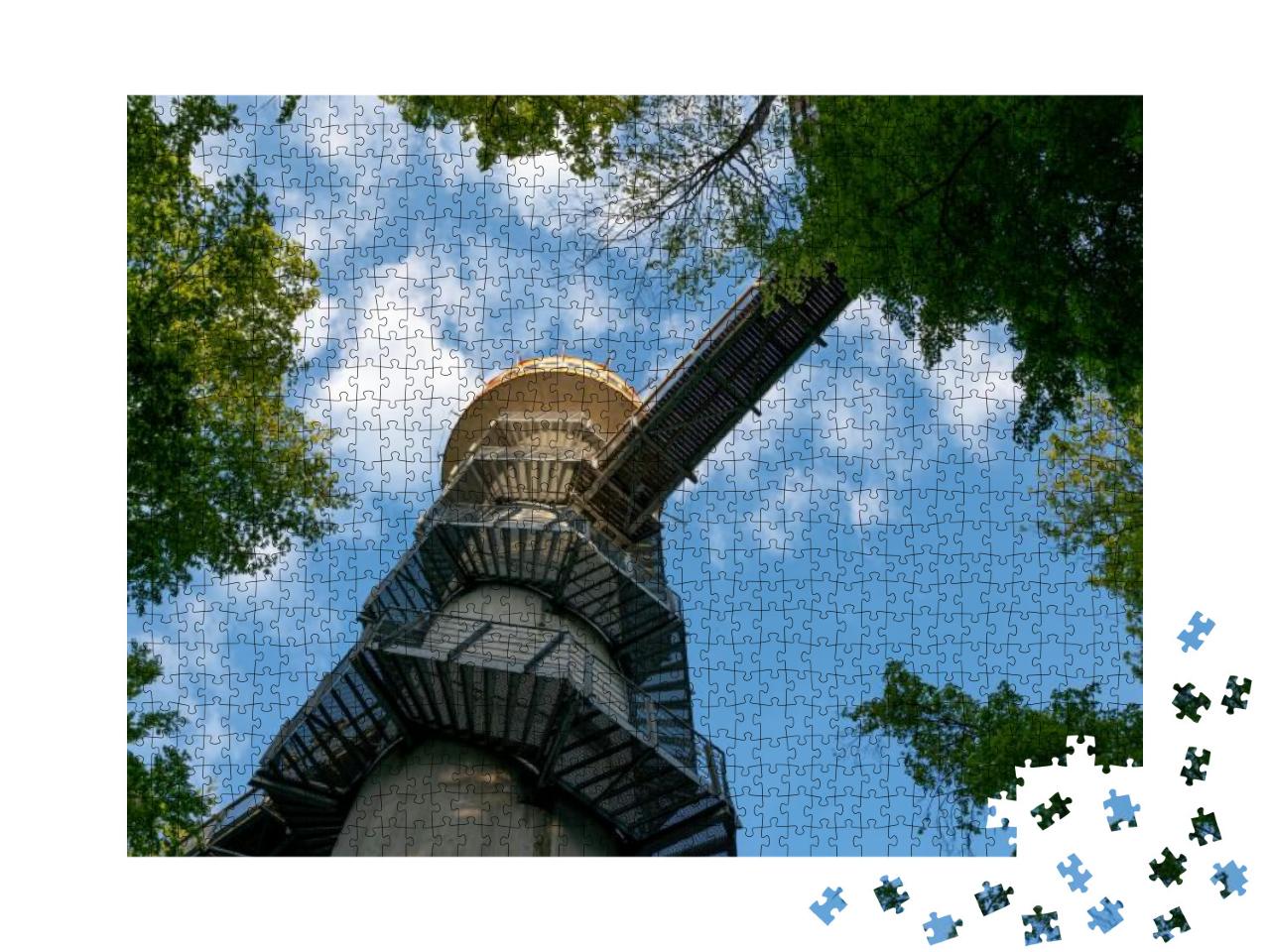 View of the Lookout Tower Treetop Path in the National Pa... Jigsaw Puzzle with 1000 pieces