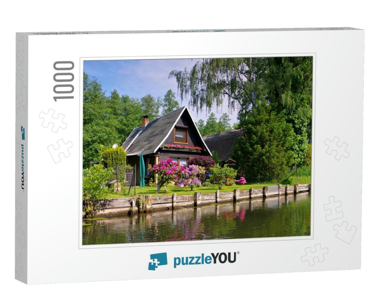 Spree Forest House on the Water, Brandenburg... Jigsaw Puzzle with 1000 pieces