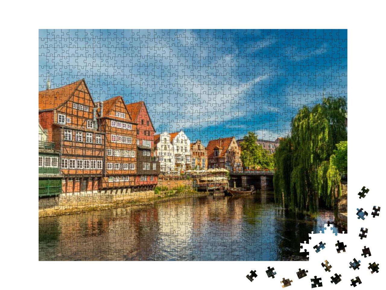 View of Lueneburg, Lower Saxony, Germany... Jigsaw Puzzle with 1000 pieces
