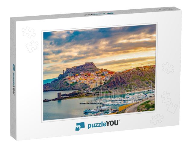 Beautiful Alley of Castelsardo Old City - Sardinia - Ital... Jigsaw Puzzle