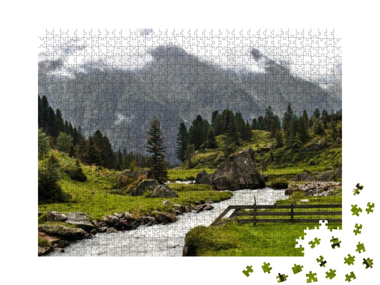Photos of Stubaital Austria, Mieders, Neustift, Milders... Jigsaw Puzzle with 1000 pieces