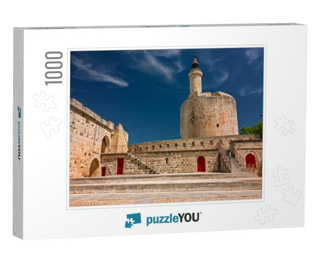 Inner Courtyard of the Fortified City of Aigues Mortes, i... Jigsaw Puzzle with 1000 pieces