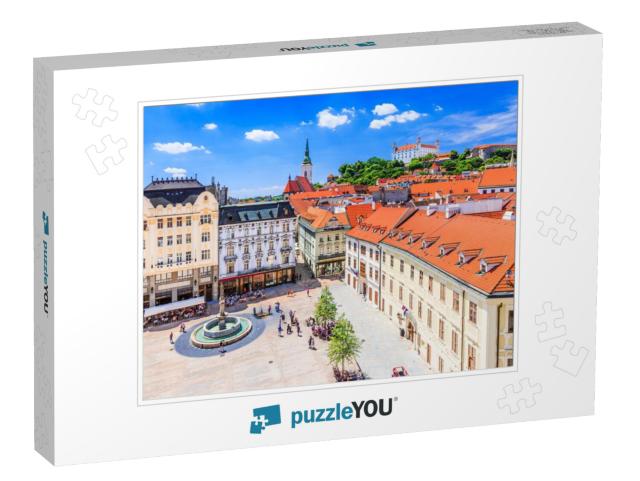 Bratislava, Slovakia. View of the Bratislava Castle, Main... Jigsaw Puzzle