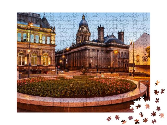 Leeds Town Hall Used for Concerts & Civic Functions. Imag... Jigsaw Puzzle with 1000 pieces