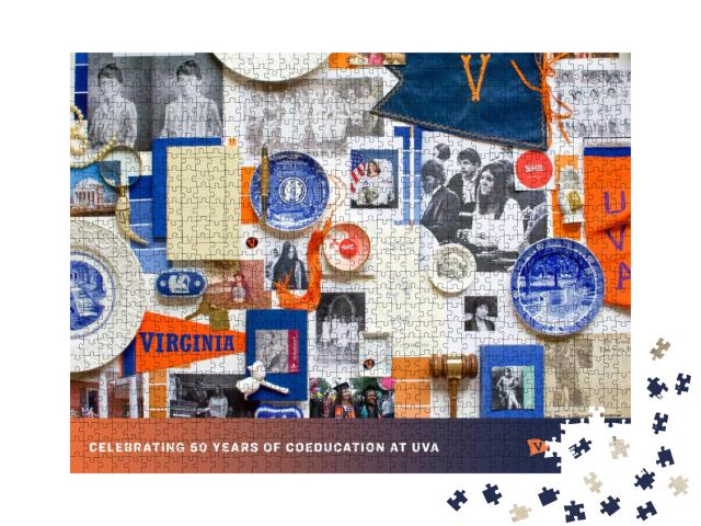 UVA Alumni Association celebrates 50 years of Coeducation Jigsaw Puzzle with 1000 pieces