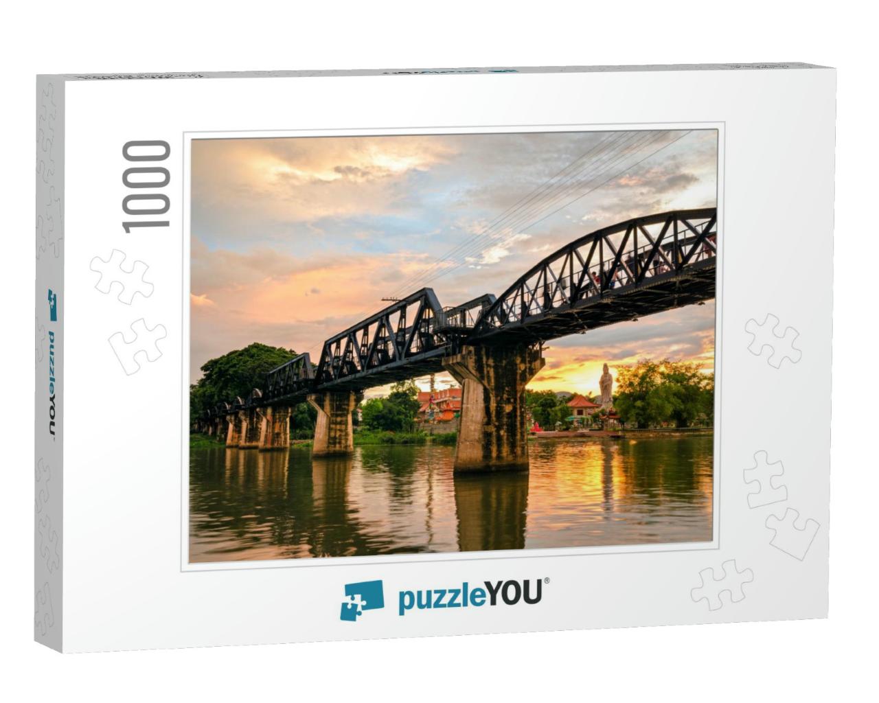 Kanchanaburi Thailand, the Bridge on the River Kwai... Jigsaw Puzzle with 1000 pieces