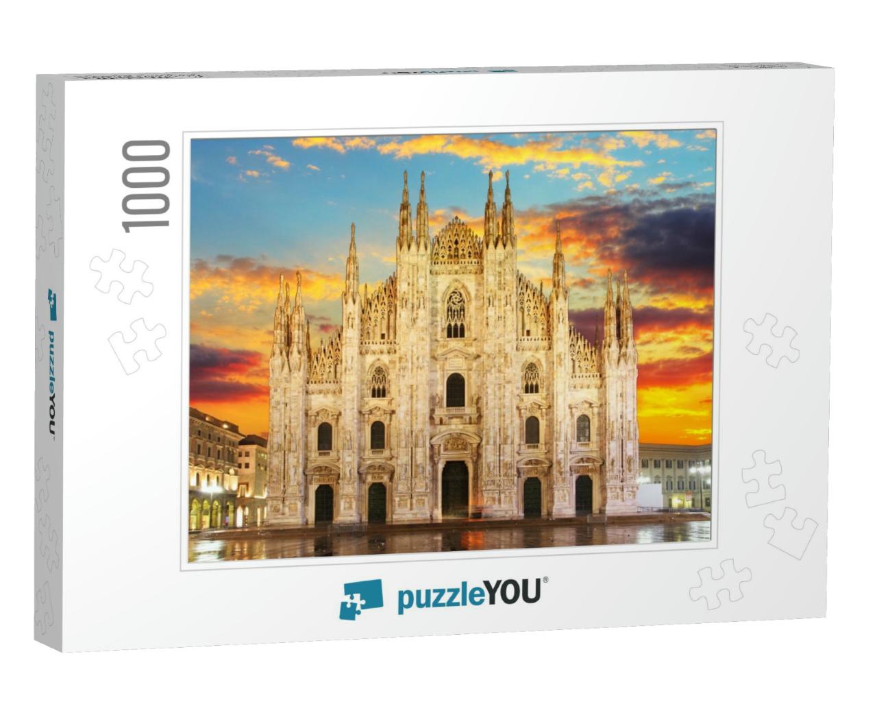 Milan - Duomo... Jigsaw Puzzle with 1000 pieces