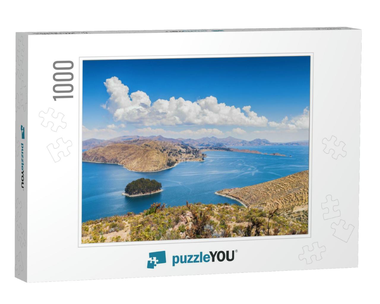 Isla Del Sol, Titicaca Lake, Comunidad Challa, Bolivia... Jigsaw Puzzle with 1000 pieces