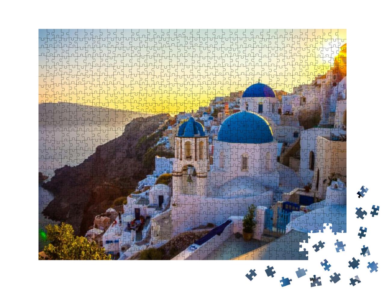 Santorini Oia Greece... Jigsaw Puzzle with 1000 pieces