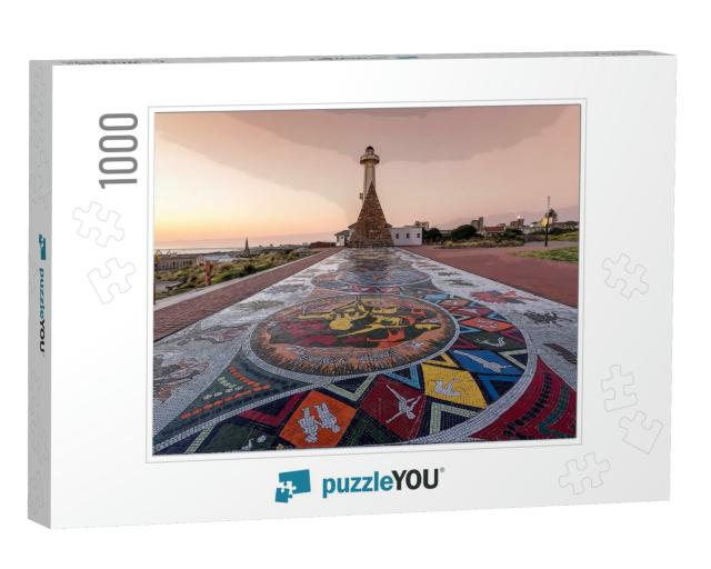 The Colorful Mosaics of the Donkin Reserve Pyramid & Ligh... Jigsaw Puzzle with 1000 pieces