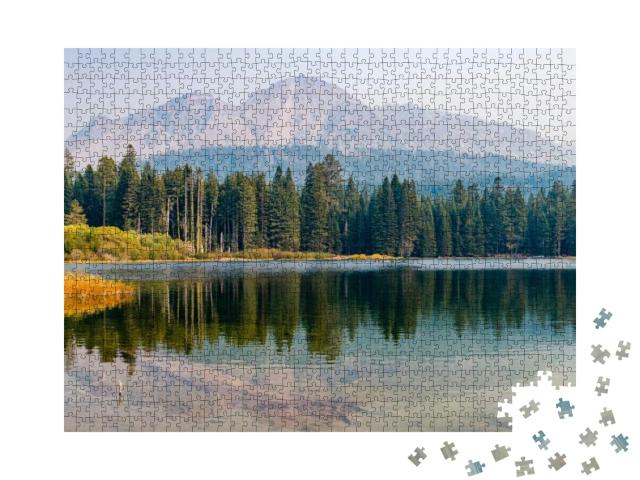 Lake View in Lassen Volcanic National Park, California... Jigsaw Puzzle with 1000 pieces