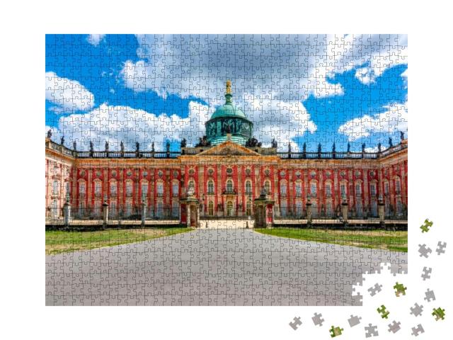 New Palace Neues Palais Facade in Potsdam, Germany... Jigsaw Puzzle with 1000 pieces