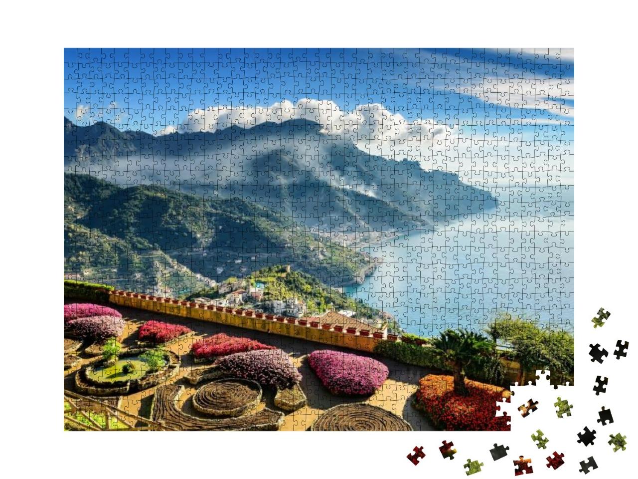 Fantastic View of the Amalfi Coast. Ravello, Italy... Jigsaw Puzzle with 1000 pieces