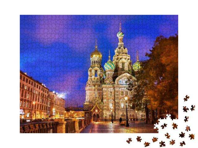 Church of the Resurrection of Christ Savior on Spilled Bl... Jigsaw Puzzle with 1000 pieces
