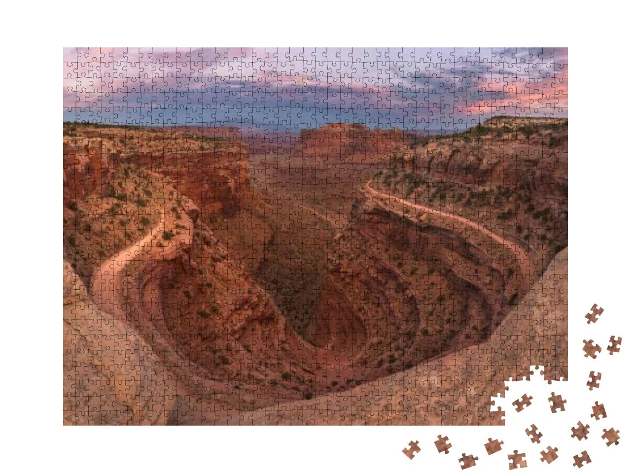 Canyonlands National Park, Moab At Sunset... Jigsaw Puzzle with 1000 pieces