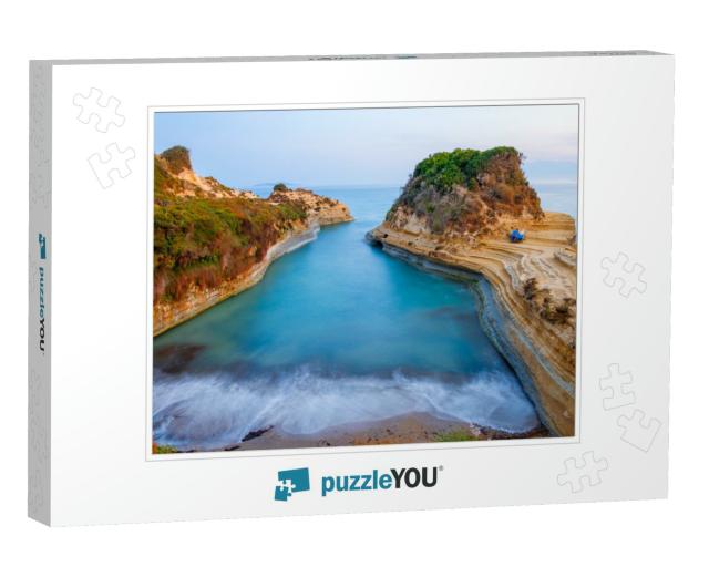 Famous Canal Damour Beach with Beautiful Rocky Coastline... Jigsaw Puzzle