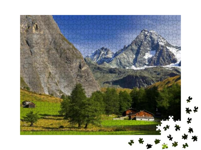 Grossglockner Peak 3798m, Hohe Tauern National Park, Aust... Jigsaw Puzzle with 1000 pieces