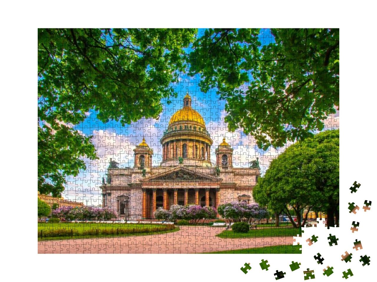 Saint Petersburg. Saint Isaacs Cathedral. Museums of Pete... Jigsaw Puzzle with 1000 pieces