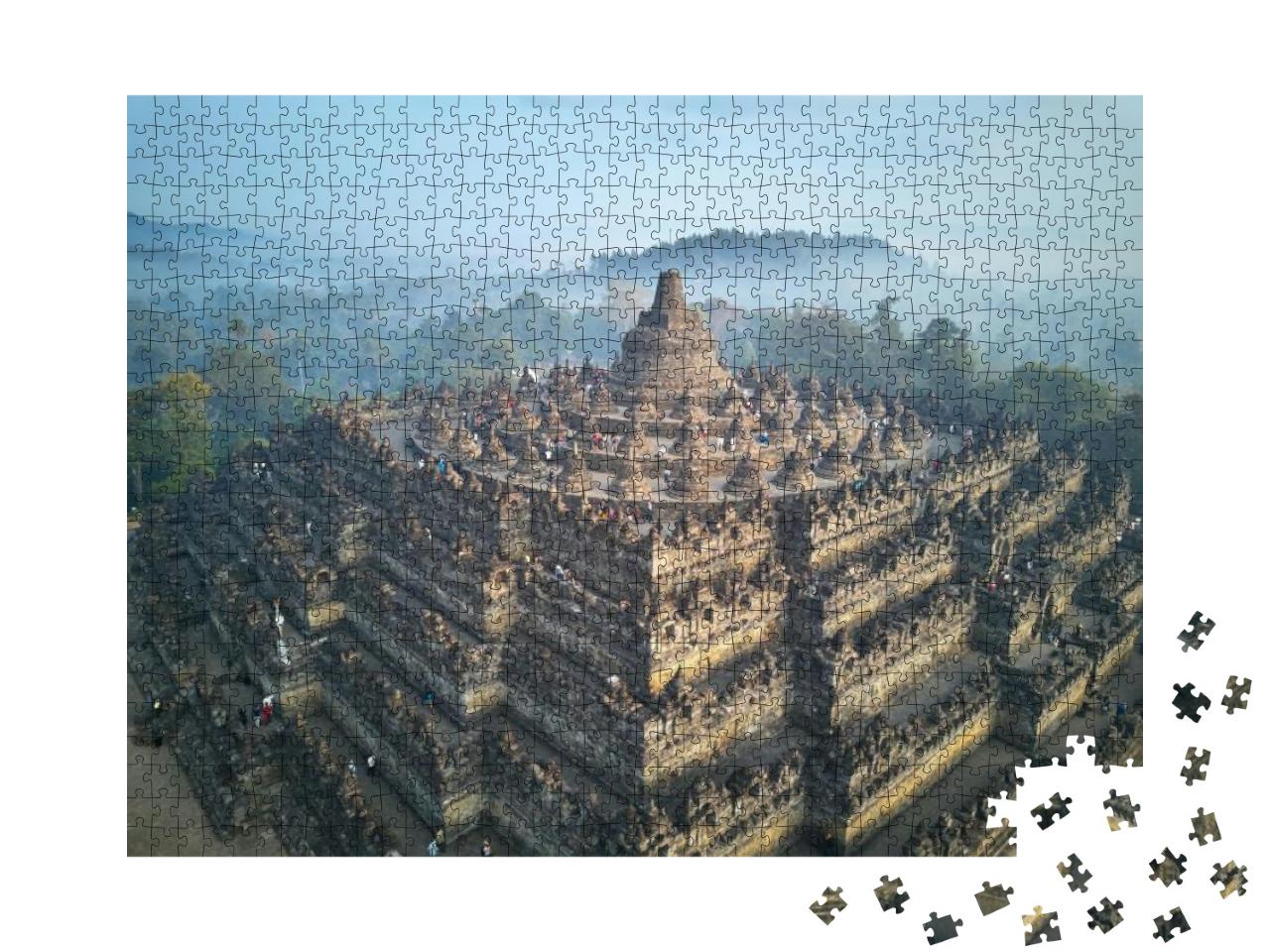 Borobudur Buddhist Temple... Jigsaw Puzzle with 1000 pieces