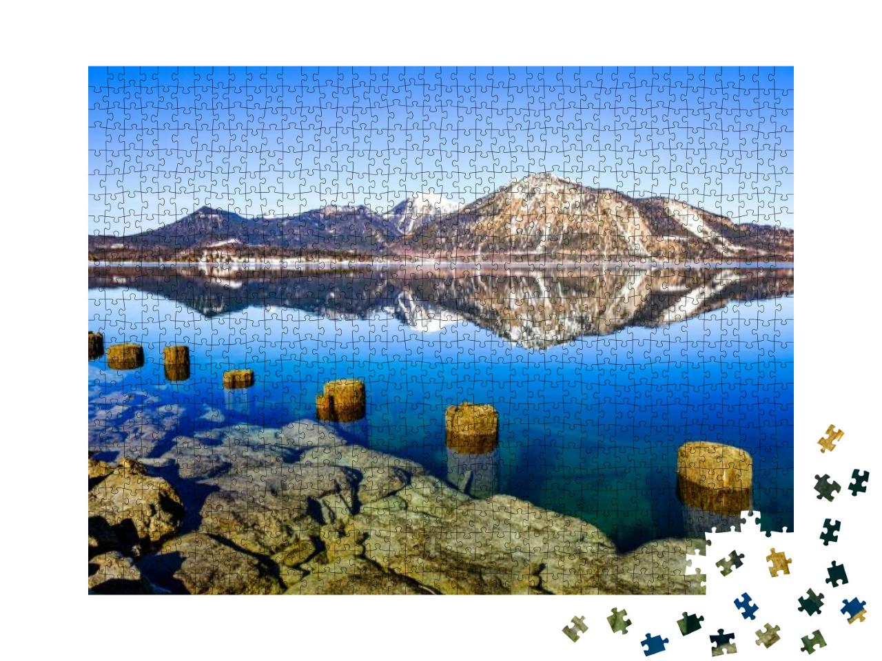 Walchensee Lake in Bavaria - Germany - Photo... Jigsaw Puzzle with 1000 pieces