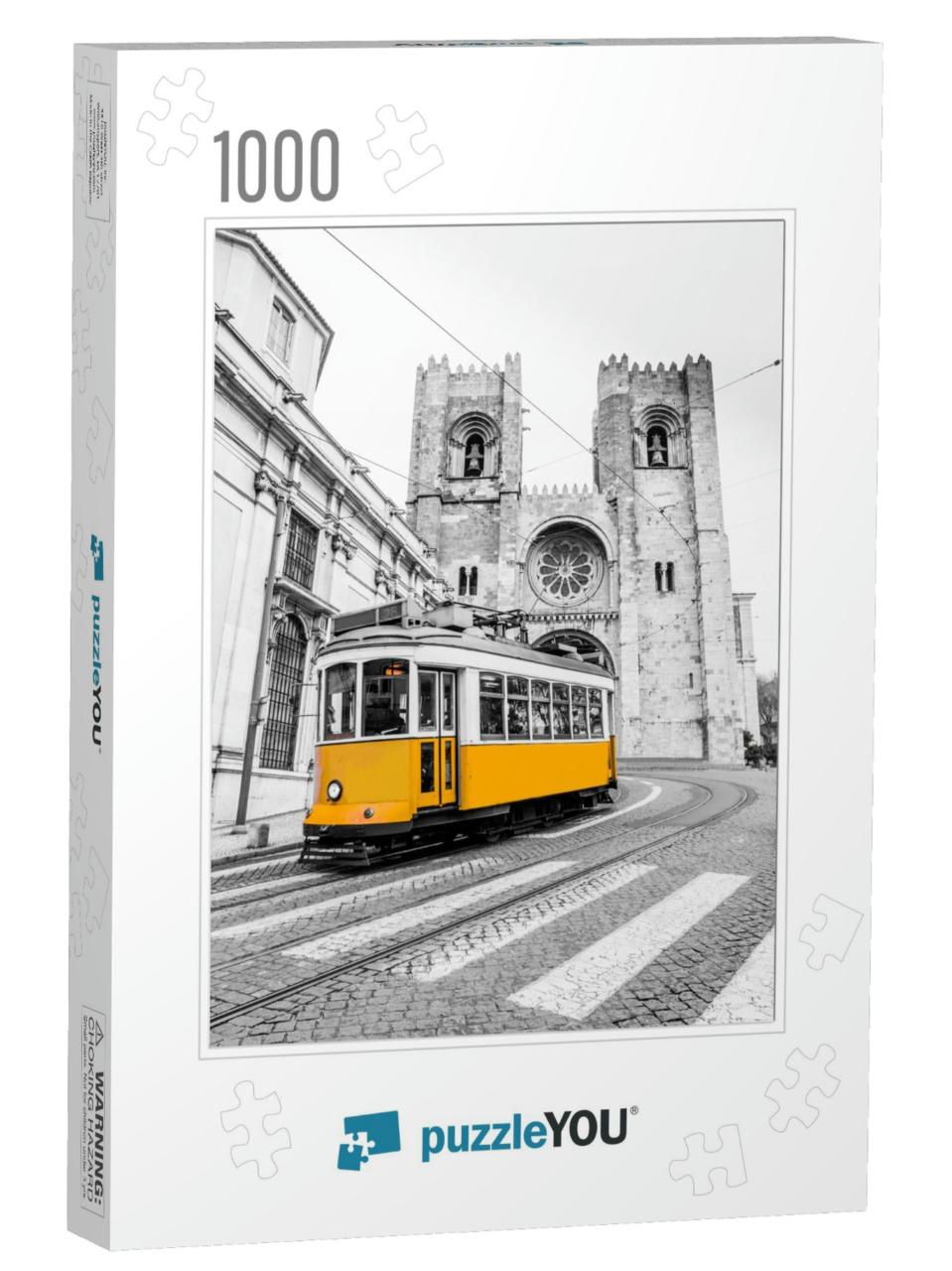 Tram Line 28e of the Tram Lisbon Portugal... Jigsaw Puzzle with 1000 pieces
