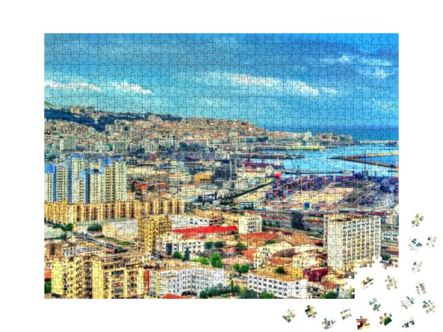 View of the City Center of Algiers, the Capital of Algeri... Jigsaw Puzzle with 1000 pieces
