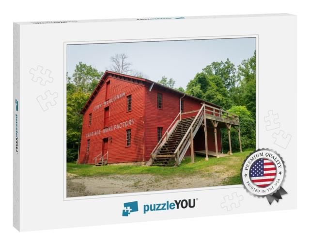Historic Farm Buildings At Ohio's Only National Park, Cuy... Jigsaw Puzzle