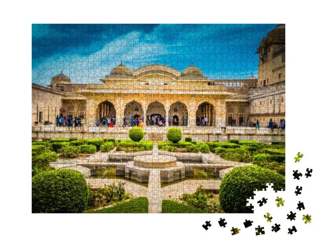 Sheesh Mahal of Amber Fort of Jaipur... Jigsaw Puzzle with 1000 pieces