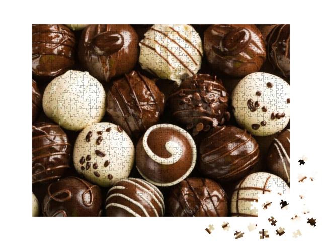 Chocolate, Chocolate Candy, Truffle... Jigsaw Puzzle with 1000 pieces