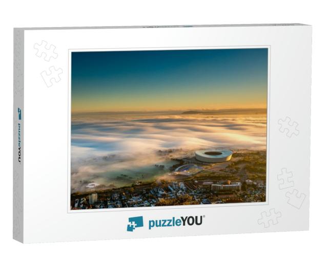 Shortly After Sunrise in Cape Town, the Fog Arrives from... Jigsaw Puzzle