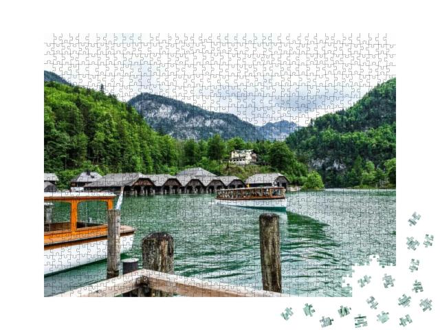 The Koenigssee is an Emerald-Green Gem of a Lake in the B... Jigsaw Puzzle with 1000 pieces