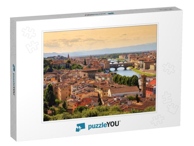 Beautiful Cityscape Skyline of Firenze Florence, Italy, w... Jigsaw Puzzle