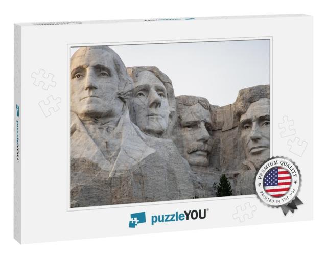 Mount Rushmore National Memorial in the State of South Da... Jigsaw Puzzle