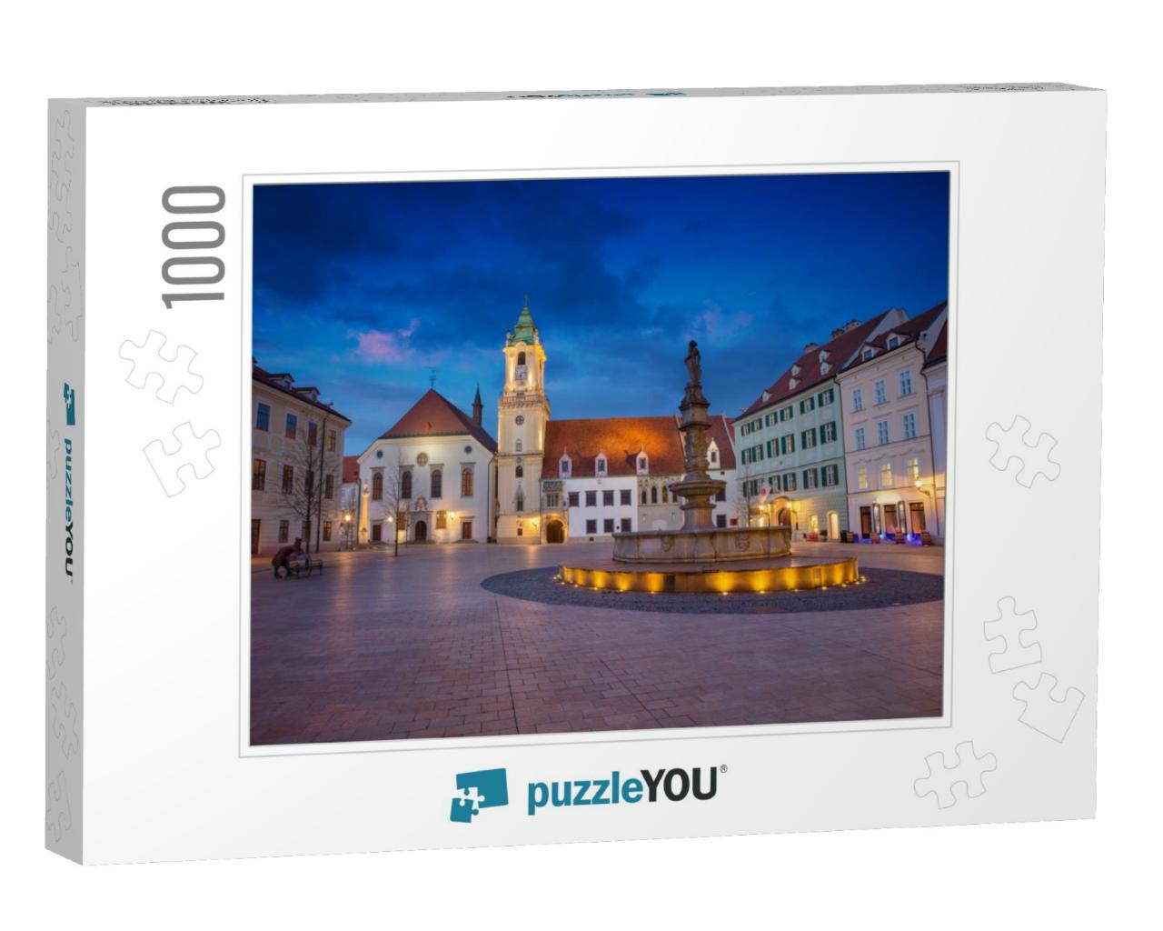 Bratislava. Cityscape Image of the Main Square & Old Town... Jigsaw Puzzle with 1000 pieces
