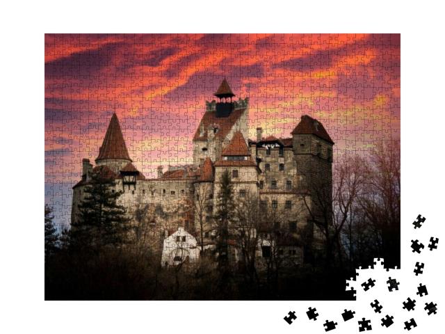 Bran Castle, Transylvania, Romania, Known as Dracula's Ca... Jigsaw Puzzle with 1000 pieces