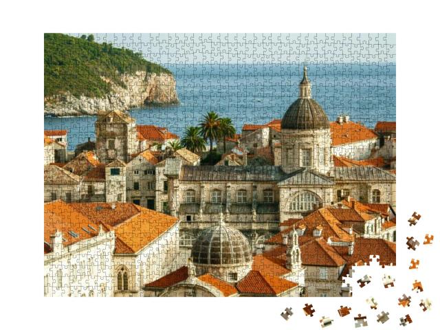 Game of Thrones Scenery. Dubrovnik Old City View with the... Jigsaw Puzzle with 1000 pieces
