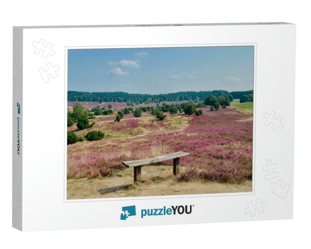 The Nature Park Lueneburger Heide in Germany... Jigsaw Puzzle