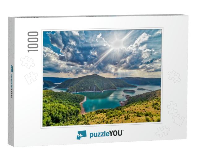 View Point on Uvac Lake Hdr, Zlatar, Serbia... Jigsaw Puzzle with 1000 pieces
