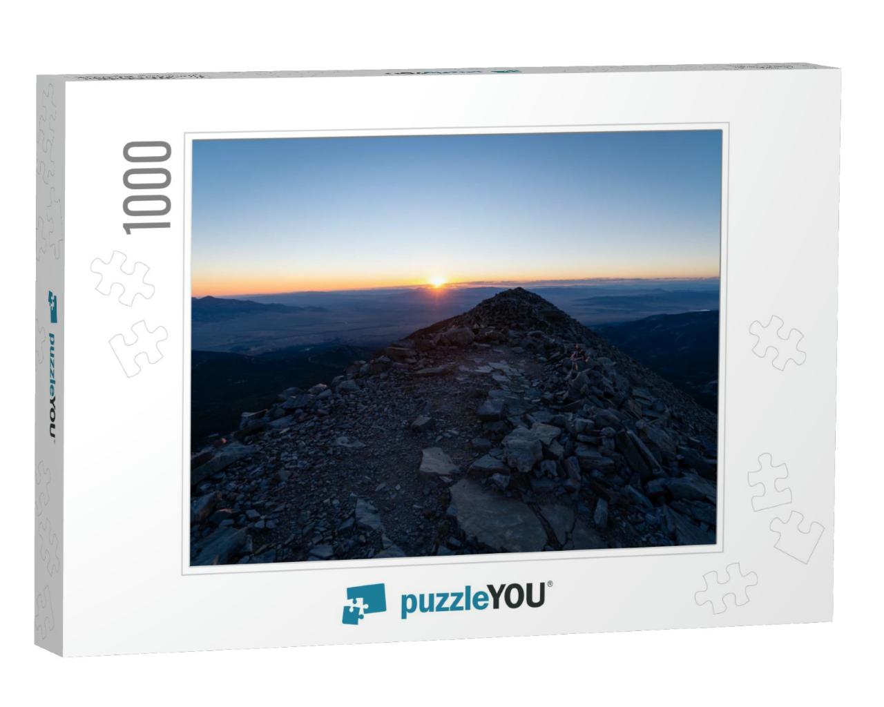 This Was Shot on the Summit of Wheeler Peak in Great Basi... Jigsaw Puzzle with 1000 pieces